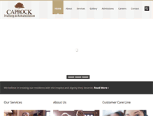 Tablet Screenshot of caprocknursing.com